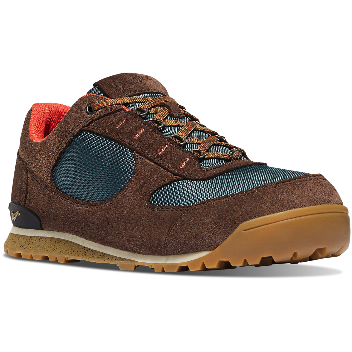 Danner Jag Low Dark Brown/Blue Hiking Shoes Mens - South Africa 68713APBU